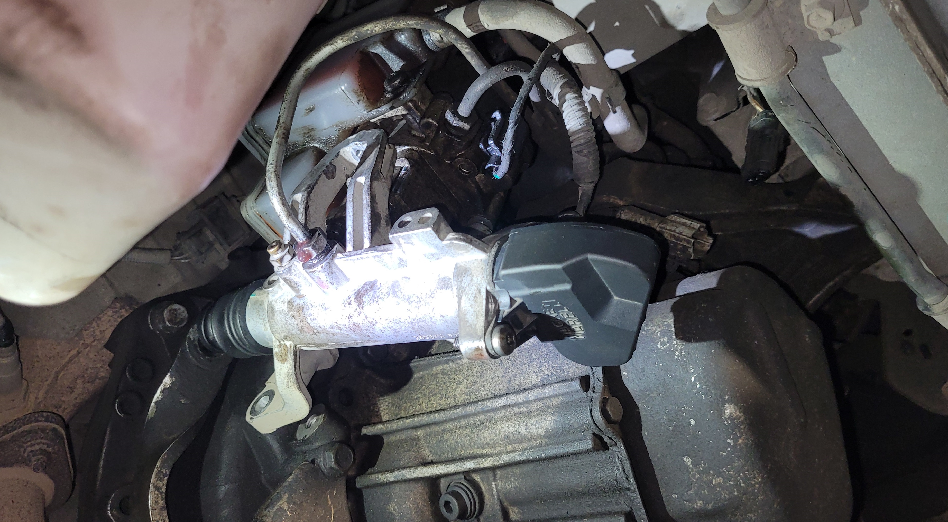 снятие установка привода сцепления робота mg 3