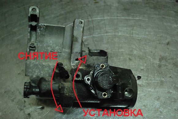 снятие и установка датчика 7701070837